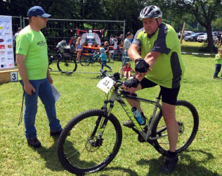 Achim Rieger beim Start