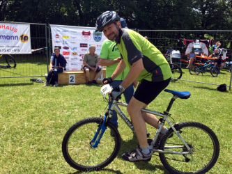 Wolfgang Appel beim Start