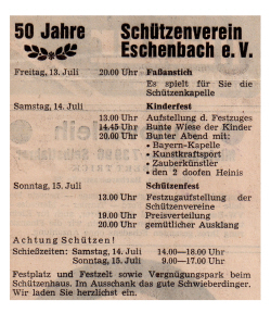 Anzeige in der NWZ