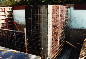 Ausschalung Auswertraum